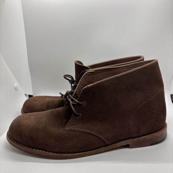 Rancourt & Co Mens Jack Spade Made USA Brown Suede Chukka Boots 11D - Picture 5 of 11